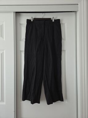 COS Black Straight-Leg Pants